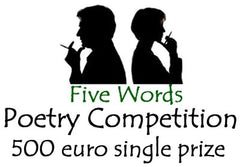 Five words poetry competition logo