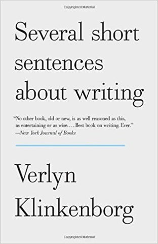 Several short sentences about writing Verlyn Klinkenborg