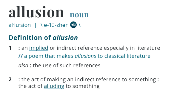 Allusion